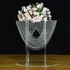 Crystal Guide Candle Holders Wedding Table Centerpiece 24 Inches Tall Acrylic Road Lead Crystal Event Party Decoration