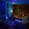 Nieuwe fluorescerende kersttapijten voor buitenlandse handel voor hangende fabrikanten van hangende huismuur decoratie