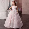 Girl Dresses Fluffy Flower Top Of The Evening Girls First Communion Princess Dress Baby Tutu Costume Children's Clothes Ballgown For