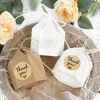 Present Wrap ZQCXLD 30 PCS PASTBOARD LOXER Tack Party Festival Candy Chocolate Packaging Wedding Birthday Decor 9.5cm