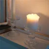 Candle Holders 1pc 3 / 4 5 In Glass Holder For Tealight Retro Candlestick Romantic Party Dinner Wedding Decoration Home Decor