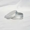 Butelki do przechowywania słoiki 10pcs 15 ml aluminium blaszany słoik do kremowego paznokci pojemnik kosmetyczny hurtowy