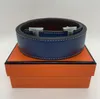 Mode Mannen Riem Designer Luxe Business Gladde Gesp Heren Riemen Voor Riem Met Box304z