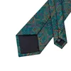 Bow Ties 2022 Fashionroman Multicolor Green Yellow Pink Silk Tie for Party Hanky ​​Cufflinks Set C-519