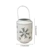 Portacandele Lanterna decorativa Supporto in stile nordico Hollow Elk/Albero di Natale/Fiocco di neve Candeliere Decorazioni natalizie per interni