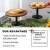 Baking Tools Wooden Vintage Tall Cake Tray Rack Dessert Snack Display Shelf Y3B8