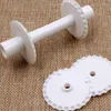 Baking Tools Dough Cutting Tool 6Pcs/Set Flower Border Fondant Ribbon Roller Cutters Cake Sugar Cutter Lace Decorating Mold Embosser