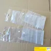 PVC Plastic package Bags Packing Bags with Pothhook 26inch for Packing wefts Human Extensions Button Closure