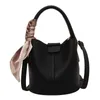 Evening Bags Handbag Set Women's Pu Leather Bucket Bag Crossbody Shoulder Purses Handbags For Women Vegan Tote Fashio