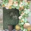 Decoração de festa Green Jungle Florest Wedding Birthday Balloon Decorations Decorations Kids menino menina chá de bebê Revelar