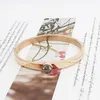 Bangle Shiny Round Crystal Bracelets & Stainless Steel High Quality Woman Jewelry Love Bangles Gift For Couple Wholesale Pulsera