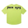 T-shirts 23s T-shirt pour hommes Palms Palmangel City Designer Limited Jet d'encre Graffiti Lettre Impression Voilier Femme Manches Courtes Casual 8khy