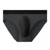 Underpants Mens Panties Seamless Low-rise Bulge Pouch Briefs Underwear Male Men Ice Thongs