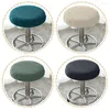 Chair Covers Seat Slipcover Thickened Round Cover Bar Stool Elastic Stretchable Polyester Washable Cushion For Home