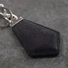 Projektant Unisex Black Key Chain Akcesoria