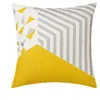 Pillow Nordic Yellow Geometric Linen Pillowcase 40 Living Room Sofa Decoration Cover 60 Home 50