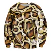 Men's Hoodies LCFA Youth Men Cows Sweaters 2022 Pullover Mens O-Neck Colorful Snake Skin Fashions Sweater Women Casual Harajuku Clothes 4XL