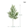 Fleurs décoratives 5 / 10pcs Artificielle Arbre De Noël Branches De Pin Multi Type Pins De Noël Pour DIY Guirlande Fournir Noel Table Décor