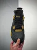 2022 Authentic 4 Thunder Black Tour Yellow Men Sportskor Sneakers med originalboxstorlek US7-13