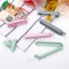 Keuken opbergzak clip 12 pc's/set plastic zak afdichtingsstok verse voedselopslag star sealer clips huishoud snacks zakken klem staaf bh7914 tqq