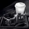 Getränkehalter 1PC Multifunktionales, im Auto montiertes Glasregal, modifiziert, fester Aschenbecher ABS für Teetasse, Untertasse