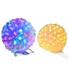 Saiten 10 cm 20 cm 25 cm LED Kirschblüten Lichterketten Outdoor Ball Girlande Licht Kristall Blumen für Indoor Weihnachten Hochzeit Dec8153317