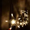 Strings Christmas Lights Garland Curtain Star LED String Fairy Outdoor Indoor For Bedroom 2023 Year Party Wedding Decoration