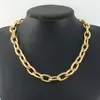 Chains Wholesale Stainless Steel Jewelry Fashion Gold Color Chain Necklace Design Joyas De Acero Inoxidable Para Mujer NFHZAGCC