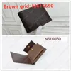 2022 TOP WALLETS CARDHOLEDER FRANCE PARIS Plaid Style Mens Women Wallet Wallet Crex Holde