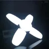 Bulb Fan Blade Timing Lamp AC85-265V 28W Foldable Light Lampada Night Lights For Home Ceiling Lighting