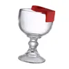 Verres à vin porte-boucles uniques sur verre tasse Martini gobelet fermoir Champagne pour usage domestique décoration de fête de mariage