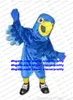 Traje de mascote azul Eagle Hawk Tercel Tiercel Falcon Vulture, personagem adulto pode usar promoção da empresa vestível ZX1030