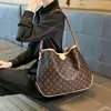 Mujeres clásicas Bolsos de diseñador de lujo Bolso de mano Bolsos de compras Monederos Mujeres Pu Cuero Francia Marca Carta Bolsos de hombro Bolso bandolera para mujeres 42 cm