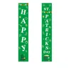 St. Patrick's Day Party Decoration Door Curtain Saint Patrick Green Clover Banner Irish Duuplet Flag Home Ornaments CPA4452 TT1111