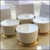 Car Air Freshener Aromatherapy Iv Per Candle Fragrance 220G Dehors Ii Neige Feuilles Dor Lle Blanche Lair Du Jardin With Sealed Gift Dh0Fl