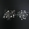 Keychains 108 Pieces Stainless Steel Earring Blanks Wire Hooks Bezel Trays With 12 Mm Glass Cabochons Setting For Jewelry Making DIY Craft