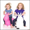 Barnvagnar# barnvagnar ridleksak för barn Jum Space Hopper Bouncy Animals Ride On Toys Baby Boys Girls 2 3 4 5 6 -år 22110 Dhixq