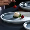 Тарелка европейская керамическая западная стейк рамэн тарелка кухня ужин творческий дом круглый фруктовый салат закуски ресторан