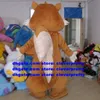 Brown Squirrel Chipmunk Chipmuck Chippy Eutamias Mascot Costume Catoon Character Jaarlijks feest nieuwjaar feest ZX964