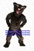 Pelliccia lunga Pantera nera Leopardo Pard Costume della mascotte Personaggio dei cartoni animati per adulti Vestito Attività della società Cena di benvenuto zx1430