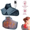 Carpets Electric Blanket Neck Back Heating Shawl Wrap Shoulder Legs Muscles Pain Relief Waistcoat Pads Winter Keep Warm Mats EU US Plug