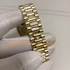 5 Style With Box Herrenuhren Herren 43 mm Gelbgold Schwarzes Zifferblatt Große Diamantlünette Armband Rot Blau Grün Asia 2813 Uhrwerk Automatische mechanische Uhr