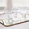 Candle Holders 3 / 4 5 In Glass Holder For Tealight Candlestick Pillar Stand Wedding Decoration Home Decor