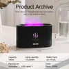 Diffusori di oli essenziali Kinscoter Diffusore di aromi Umidificatore d'aria Ultrasuoni Cool Mist Maker Fogger Led Oil Flame Lamp Difusor 221110