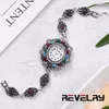 Wristwatches QINGXIYA Watches Women Luxury Simple Quartz Bracelet Wrist Watch Retro Style Rhinestones Clock Relogio Feminino