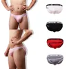 Underpants Sexy Man Briefs Tight Elastic Funny Panties Male Gay Penis Pouch U Convex Jockstrap Bulge Soft Ice Silk Bikini Underwear