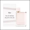 Perfume Bottle Woman Per Spray 100Ml Her Edp Floral Fruity Fragrance Sweet Smell Long Time Lasting Fast Ship Drop Delivery Health Be Dhqnh