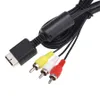 1,8 m di video cavo AV AV VIDEO AV 1 a 3 Lead TV RCA per Sony PlayStation PS2 PS3 Console Game Accessori