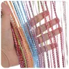 Curtain 100x200cm Shiny Tassel Line Living Room Curtains String Door Divider Drape Decor Valance Home Decoration