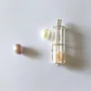 Naszyjniki wiszące 925 Srebrny pusty cylinder Koraliki Koraliki Szalona szterlingowa klatka może otworzyć się, aby dopasować 8 mm koralików DIY Charm1848